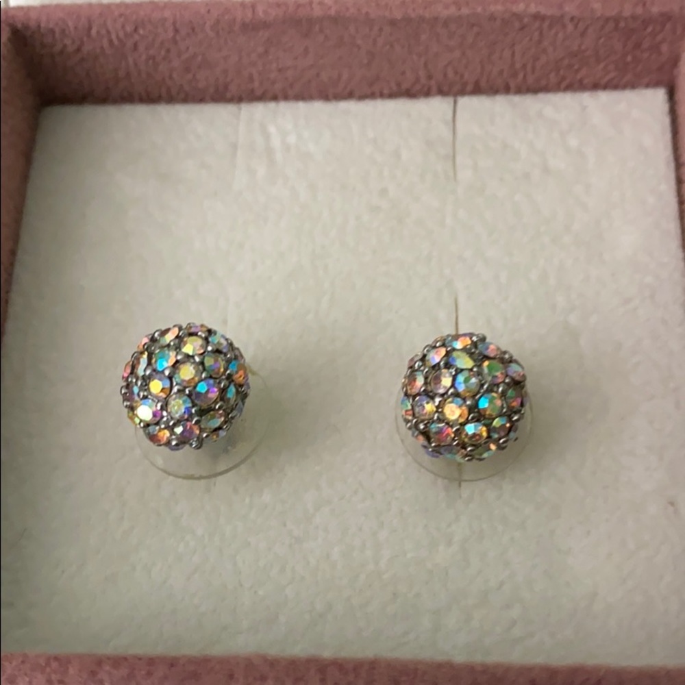 Silver earrings
